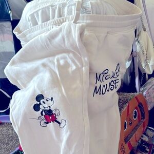 Disney Mickey Mouse joggers for women.